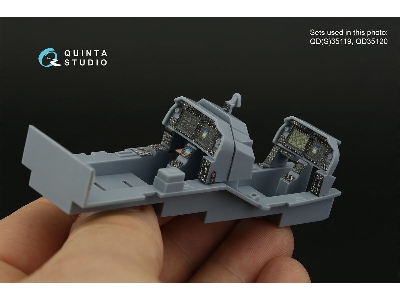Bell Ah-1 Z Viper - Luminous Displays Interior 3d Decal (For Academy Kits) - zdjęcie 1