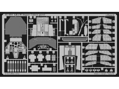  AH-1W interior 1/35 - Academy Minicraft - blaszki - zdjęcie 1