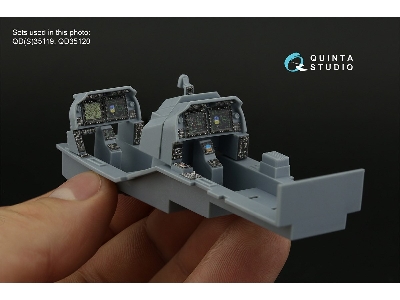 Bell Ah-1 Z Viper - Luminous Displays Interior 3d Decal (For Academy Kits) - zdjęcie 7