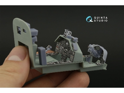 Bell Ah-1 W - Interior 3d Decal With 3d-printed Resin Parts (For Academy Kits) - zdjęcie 1