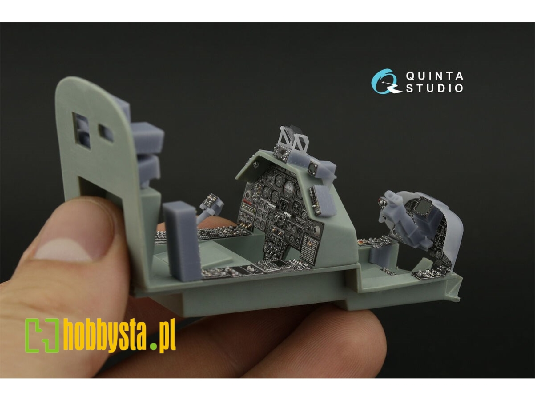 Bell Ah-1 W - Interior 3d Decal With 3d-printed Resin Parts (For Academy Kits) - zdjęcie 1 Bell Ah-1 W - Interior 3d Decal With 3d-printed Resin Parts (For Academy Kits) - zdjęcie 1