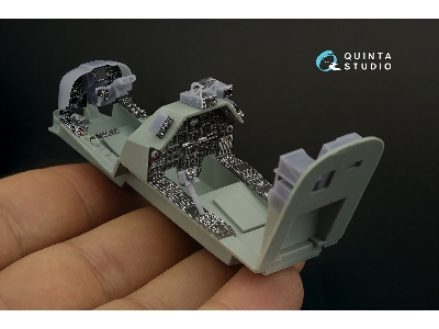 Bell Ah-1 W - Interior 3d Decal With 3d-printed Resin Parts (For Academy Kits) - zdjęcie 11