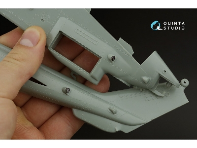 Bell Ah-1 W - Interior 3d Decal With 3d-printed Resin Parts (For Academy Kits) - zdjęcie 14