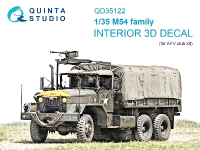 M54 Family - 3d-printed & Coloured Interior (For Afv Club Kits) - zdjęcie 2