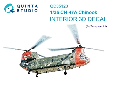 Boeing Ch-47 A Chinook - 3d-printed & Coloured Interior (For Trumpeter Kits) - zdjęcie 2