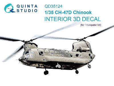 Boeing Ch-47 D Chinook - 3d-printed & Coloured Interior (For Trumpeter Kits) - zdjęcie 2