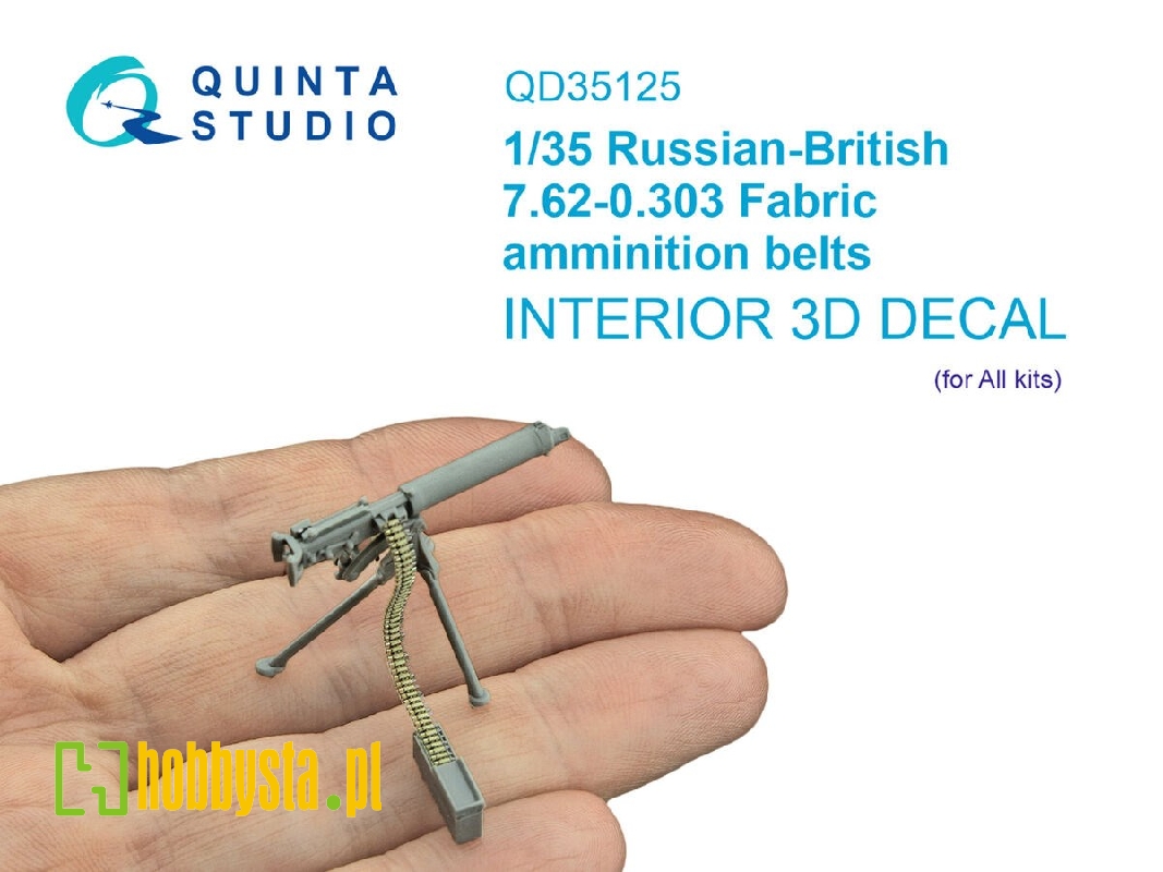 Russian-british 7.62-0.303 Fabric Ammunition Belts Interior 3d Decal (For All Kits) - zdjęcie 1 Russian-british 7.62-0.303 Fabric Ammunition Belts Interior 3d Decal (For All Kits) - zdjęcie 1