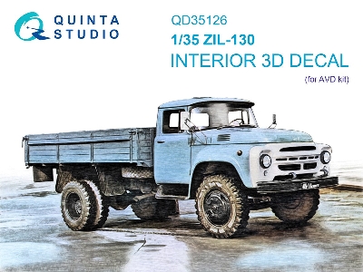 Zil-130 - 3d-printed & Coloured Interior (For Avd Kits) - zdjęcie 2