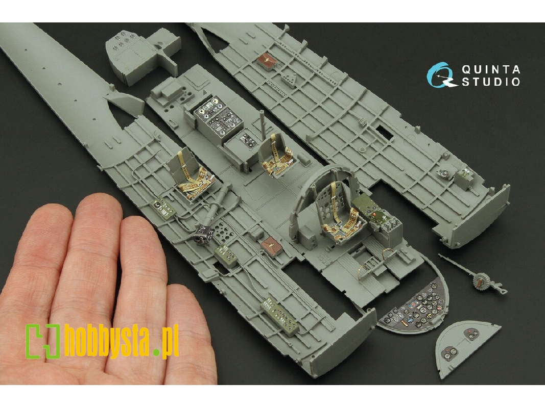 Nakajima B5n2 Kate - 3d-printed & Coloured Interior (For Border Model Kits) - zdjęcie 1 Nakajima B5n2 Kate - 3d-printed & Coloured Interior (For Border Model Kits) - zdjęcie 1