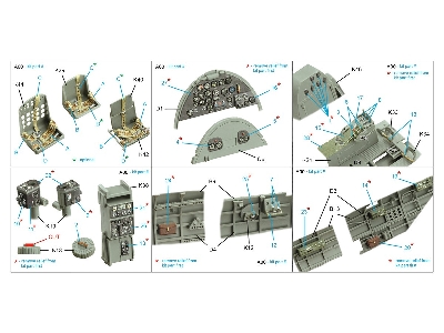 Nakajima B5n2 Kate - 3d-printed & Coloured Interior (For Border Model Kits) - zdjęcie 10