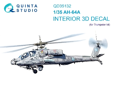 Boeing Ah-64 A Apache - 3d-printed & Coloured Interior (For Trumepter Kits) - zdjęcie 2