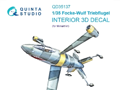 Focke-wulf Triebflugel - 3d-printed & Coloured Interior (For Miniart Kits) - zdjęcie 2