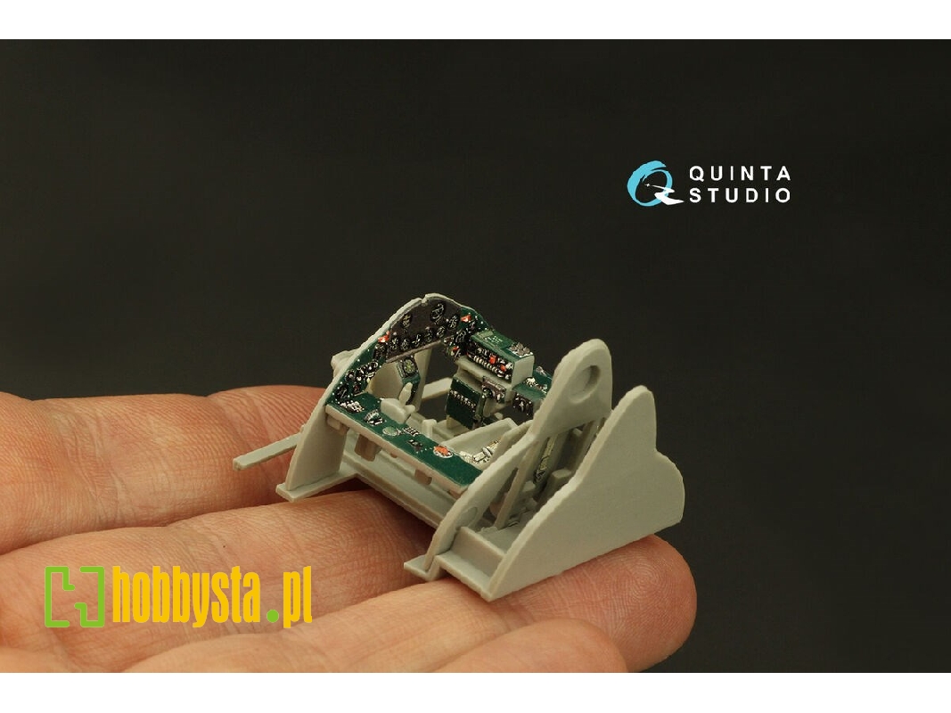 Grumman F4f-4 Wildcat - 3d-printed & Coloured Interior (For Hobby Boss Kits) - zdjęcie 1