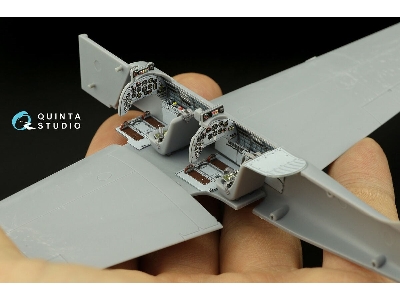 Yakovlev Yak-52 Trainer - 3d-printed & Coloured Interior (For Ark Kits) - zdjęcie 1