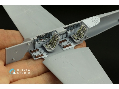 Yakovlev Yak-52 Trainer - 3d-printed & Coloured Interior (For Ark Kits) - zdjęcie 8