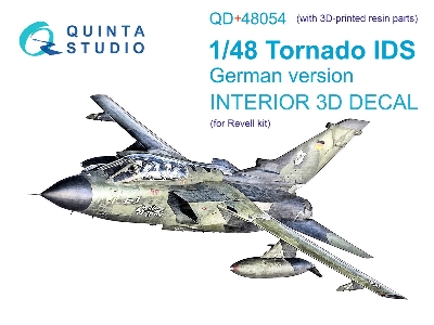 Panavia Tornado Ids German Veresion - Interior 3d Decal With 3d-printed Resin Parts (For Revell Kits) - zdjęcie 2
