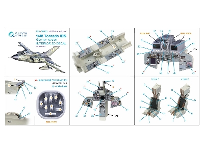 Panavia Tornado Ids German Veresion - Interior 3d Decal With 3d-printed Resin Parts (For Revell Kits) - zdjęcie 15