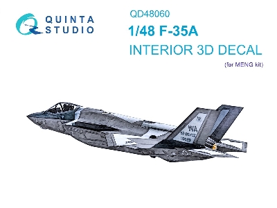Lockheed Martin F-35 A Lightning Ii - 3d-printed & Coloured Interior (For Meng Kits) - zdjęcie 2