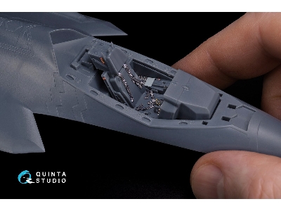 Lockheed Martin F-35 A Lightning Ii - 3d-printed & Coloured Interior (For Meng Kits) - zdjęcie 10