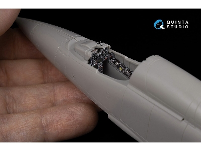 Mitsubishi F-1 - 3d-printed & Coloured Interior (For Hasegawa Kits) - zdjęcie 8