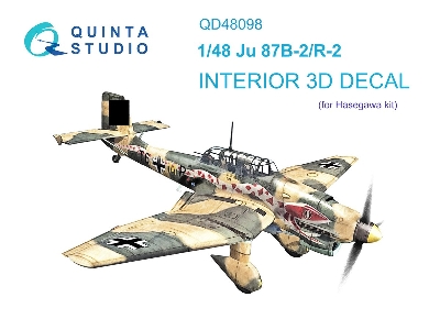 Junkers Ju 87 B-2 / R-2 - 3d-printed & Coloured Interior (For Hasegawa Kits) - zdjęcie 2