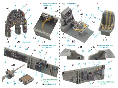 Junkers Ju 87 B-2 / R-2 - 3d-printed & Coloured Interior (For Hasegawa Kits) - zdjęcie 11