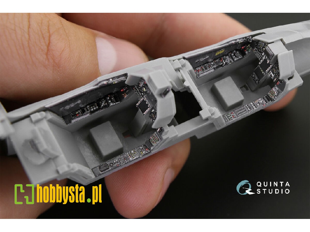 Dassault Mirage 2000 N - 3d-printed & Coloured Interior (For Kinetic Kits) - zdjęcie 1 Dassault Mirage 2000 N - 3d-printed & Coloured Interior (For Kinetic Kits) - zdjęcie 1