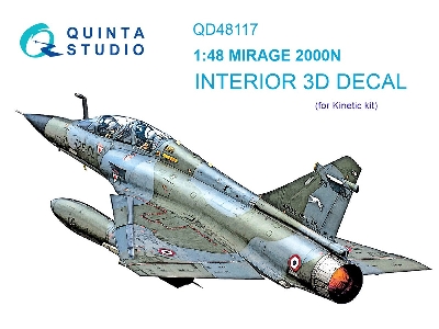 Dassault Mirage 2000 N - 3d-printed & Coloured Interior (For Kinetic Kits) - zdjęcie 2