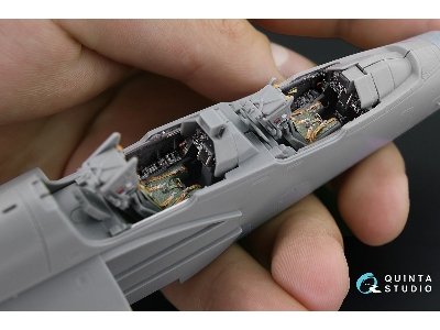 Dassault Mirage 2000 N - 3d-printed & Coloured Interior (For Kinetic Kits) - zdjęcie 17