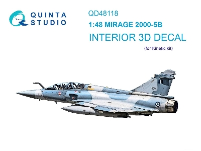Dassauklt Mirage 2000-5b - 3d-printed & Coloured Interior (Kinetic Kits) - zdjęcie 2