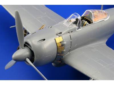  A6M5 Zero interior S. A. 1/48 - Tamiya - blaszki - zdjęcie 2