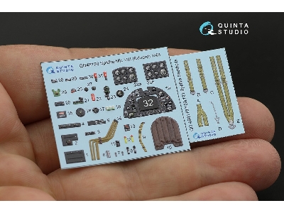 Supermarine Spitfire Mk.Viii - 3d-printed & Coloured Interior (For Eduard Kits) - zdjęcie 3