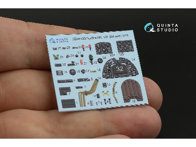 Supermarine Spitfire Mk.Viii - 3d-printed & Coloured Interior (For Eduard Kits) - zdjęcie 4