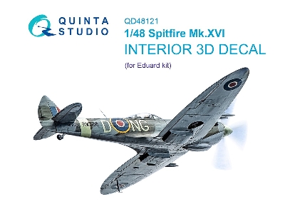 Supermarinespitfire Mk.Xvi - 3d-printed & Coloured Interior (For Eduard Kits) - zdjęcie 2