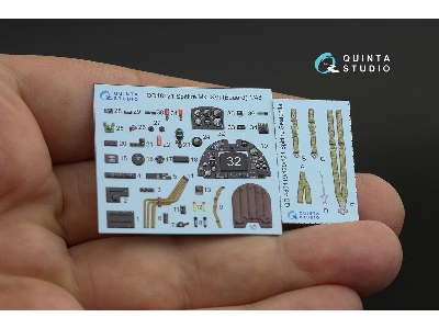 Supermarinespitfire Mk.Xvi - 3d-printed & Coloured Interior (For Eduard Kits) - zdjęcie 3