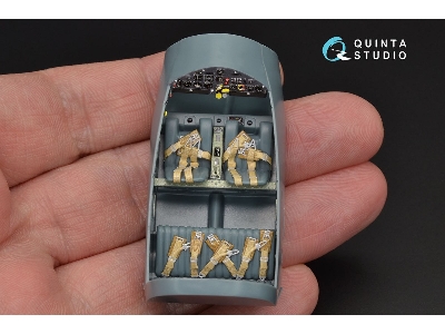 Messerschmitt Bf-108 - 3d-printed & Coloured Interior (For Eduard Kits) - zdjęcie 6