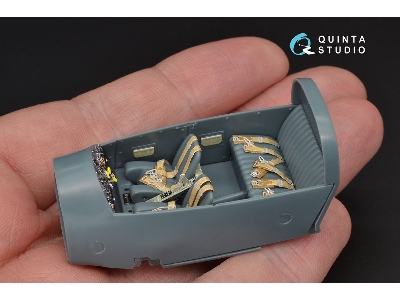 Messerschmitt Bf-108 - 3d-printed & Coloured Interior (For Eduard Kits) - zdjęcie 10