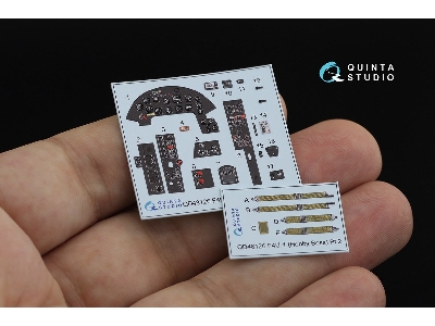 Vought F4u-1 Corsair Bird Cage - 3d-printed & Coloured Interior (For Hobby Boss Kits) - zdjęcie 3