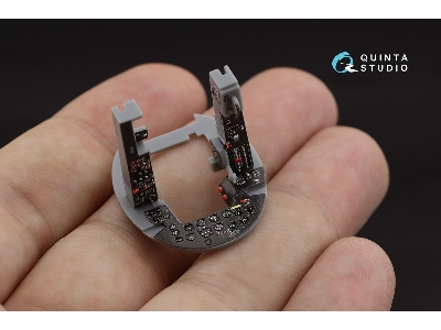 Vought F4u-1 Corsair Bird Cage - 3d-printed & Coloured Interior (For Hobby Boss Kits) - zdjęcie 9