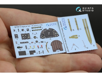 Supermarine Spitfire Mk.I - 3d-printed & Coloured Interior (For Eduard Kits) - zdjęcie 3