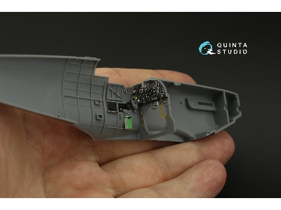 Supermarine Spitfire Mk.V - 3d-printed & Coloured Interior (For Tamiya Kits) - zdjęcie 7