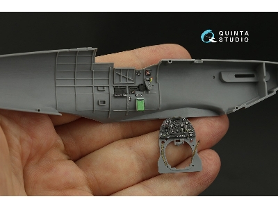 Supermarine Spitfire Mk.V - 3d-printed & Coloured Interior (For Tamiya Kits) - zdjęcie 8