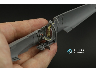 Supermarine Spitfire Mk.V - 3d-printed & Coloured Interior (For Tamiya Kits) - zdjęcie 9