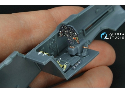 Messerschmitt Bf 109 G-10 - 3d-printed & Coloured Interior (For Eduard Kits) - zdjęcie 6