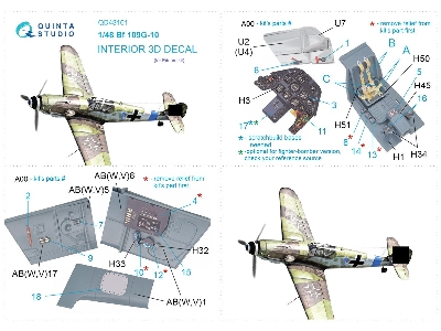 Messerschmitt Bf 109 G-10 - 3d-printed & Coloured Interior (For Eduard Kits) - zdjęcie 10