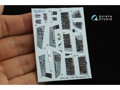 Grumman F-14 D Super Tomcat - 3d-printed & Coloured Interior (For Hasegawa Kits) - zdjęcie 7
