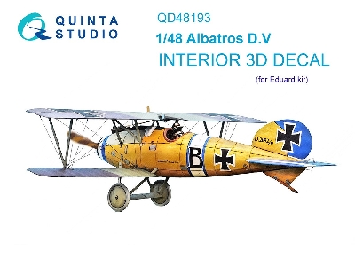 Albatros D.V - 3d-printed & Coloured Interior (For Eduard Kits) - zdjęcie 2