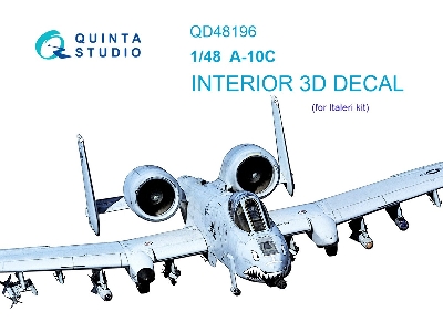 Fairchild A-10 C Thunderbolt Ii - 3d-printed & Coloured Interior (For Italeri Kits) - zdjęcie 2