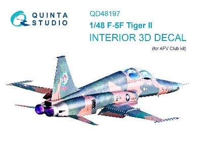 Northrop F-5f Tiger Ii - 3d-printed & Coloured Interior (For Afv Club Kits) - zdjęcie 2