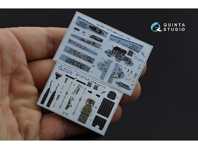 Sukhoi Su-27 Flanker-b - 3d-printed & Coloured Interior (For Hobby Boss Kits) - zdjęcie 3